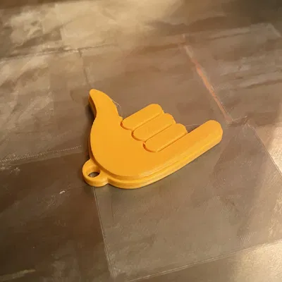 Móc khóa Shaka độc đáo cho phụ kiện 3D