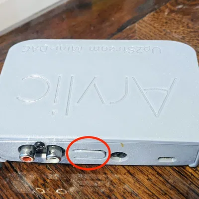 Vỏ bọc cho Arylic Up2Stream Mini và bo mạch nâng cấp DAC