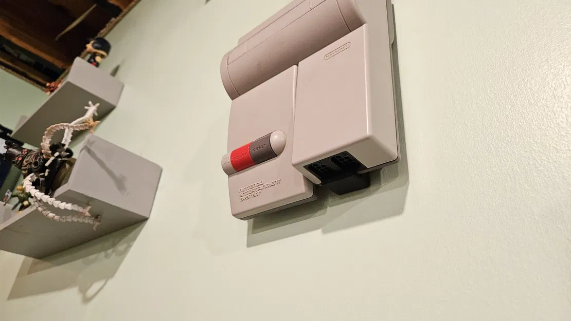 Giá đỡ tường tối giản cho máy chơi game Nintendo NES - Image 5