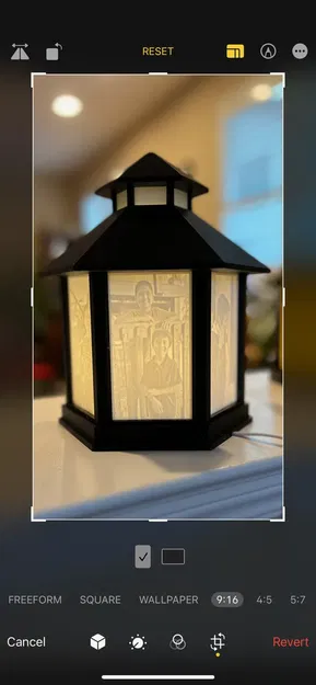 Đèn Lithophane hình lục giác với bóng LED C7 và phích cắm AC - Image 3