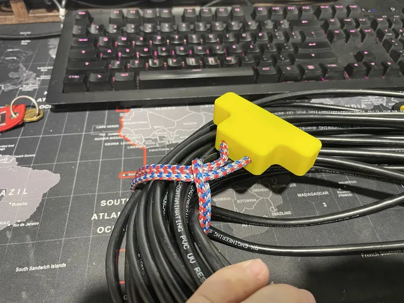 Dây buộc cuộn cáp và dây thừng 5mm tiện lợi - Image 1