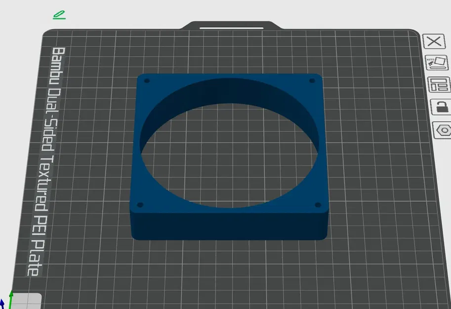 Khối chèn quạt 120mm với độ sâu 25mm - Image 2