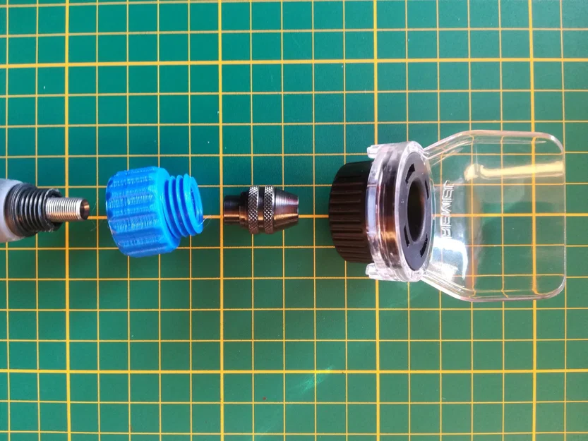 Bộ chuyển đổi nắp chống bắn cho trục linh hoạt Dremel - Image 3