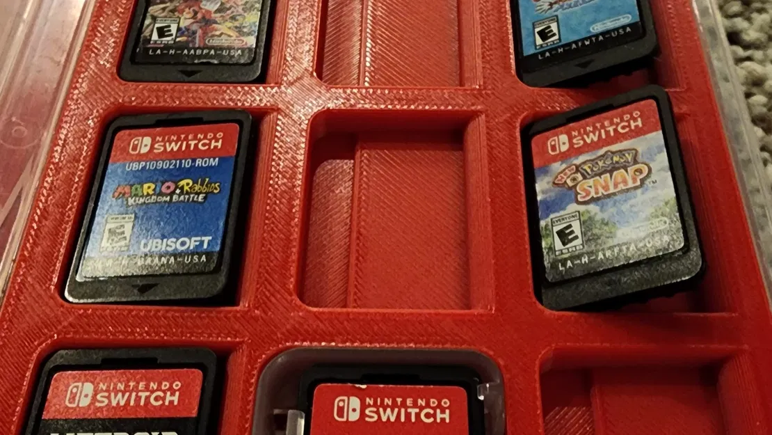 Giá đỡ cartridge cho Nintendo Switch từ hộp game có sẵn - Image 2