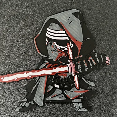 Mô hình Kylo Ren in filament với màu sắc đa dạng