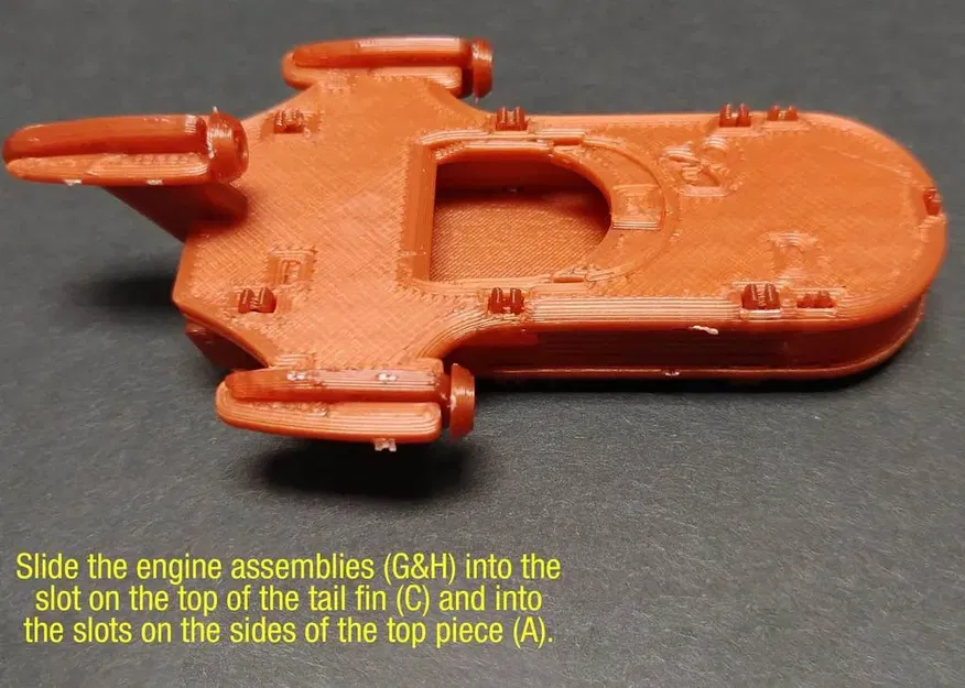 Mô hình Landspeeder từ Star Wars cho máy in 3D - Image 25