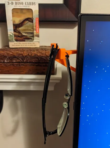 Giá treo kính mắt gắn trên màn hình máy tính - Image 2