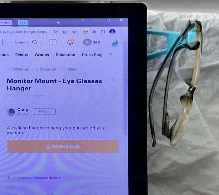 Giá treo kính mắt cho màn hình Craig - giảm vật liệu, dễ dàng ... - Image 3