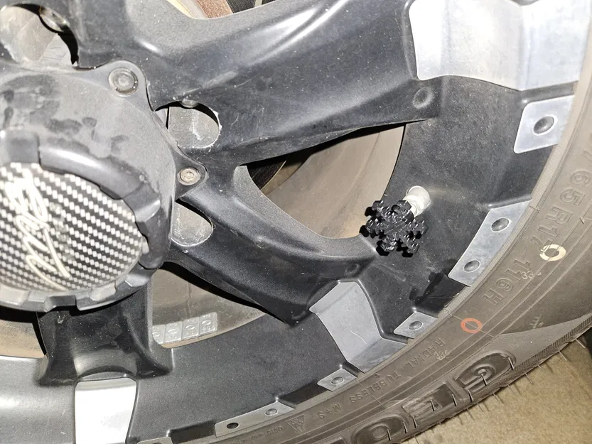 Nắp van hình bông tuyết cho xe hơi - Image 2