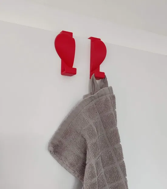 Móc treo khăn tắm hình trẻ em đơn giản - Image 1