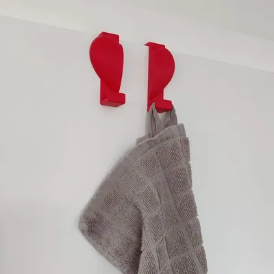 Móc treo khăn tắm hình trẻ em đơn giản