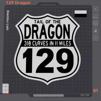 Biểu tượng đuôi rồng Deals Gap tại Tennessee