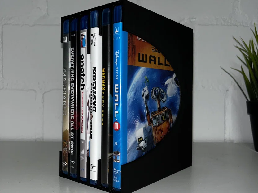 Giá đỡ Blu-ray cho 6 hộp với chiều rộng tối đa 13 mm - Image 1