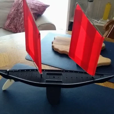 Thuyền buồm hai cột buồm lấy cảm hứng từ mô hình của John...