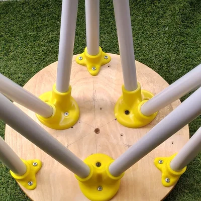 Ghế Hocker Ikea với ống PVC 25mm cho DIY