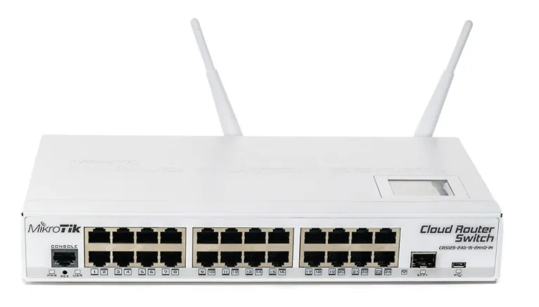 Giá đỡ cho router Mikrotik CRS125-24G-1S-2HND lắp rack 19 - Image 1