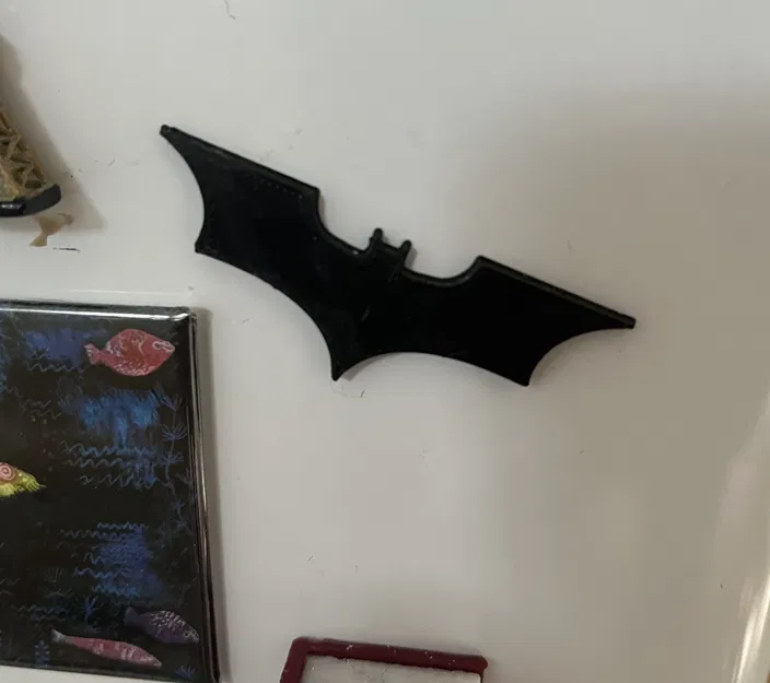 Nam châm hình biểu tượng Batman phiên bản thường và mini - Image 1