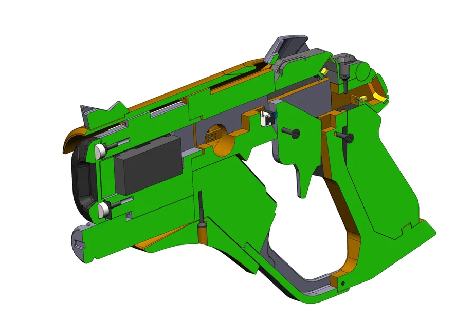 Da Quỷ Mercy Blaster - Overwatch - Mô hình in 3D STL - Image 8