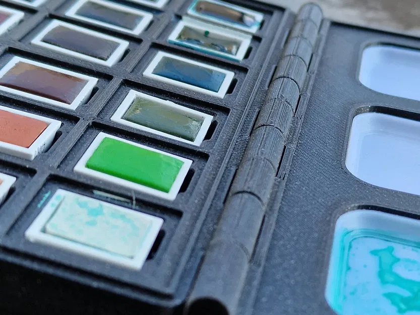 Khay màu nước van Gogh thiết kế chính xác - Image 1