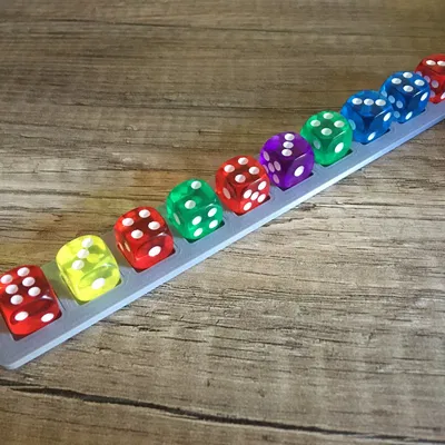 Giá đỡ xúc xắc Sagrada với chỉ số tròn 1-10