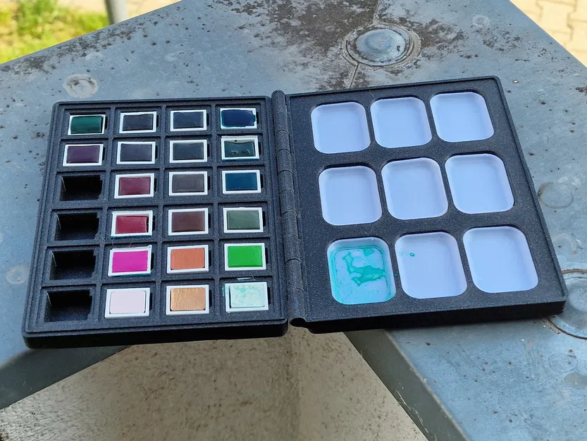 Khay màu nước van Gogh thiết kế chính xác - Image 2