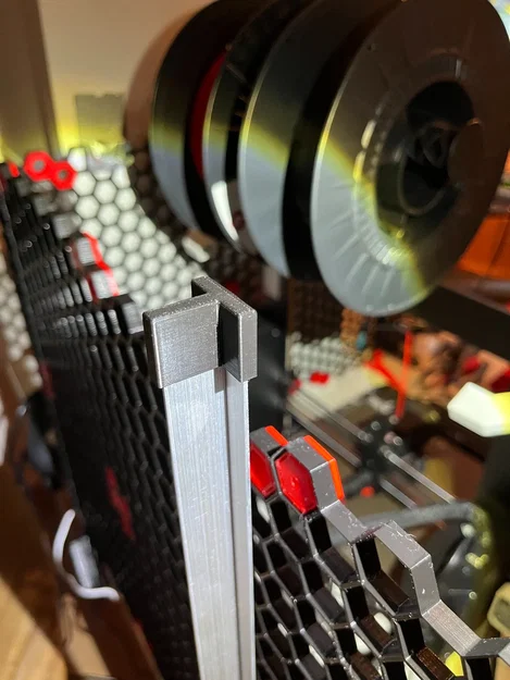 Hệ thống gắn bàn làm việc Honeycomb Storage Wall - Image 1