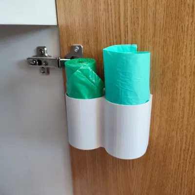 Giá đỡ cuộn túi rác thiết kế đơn giản