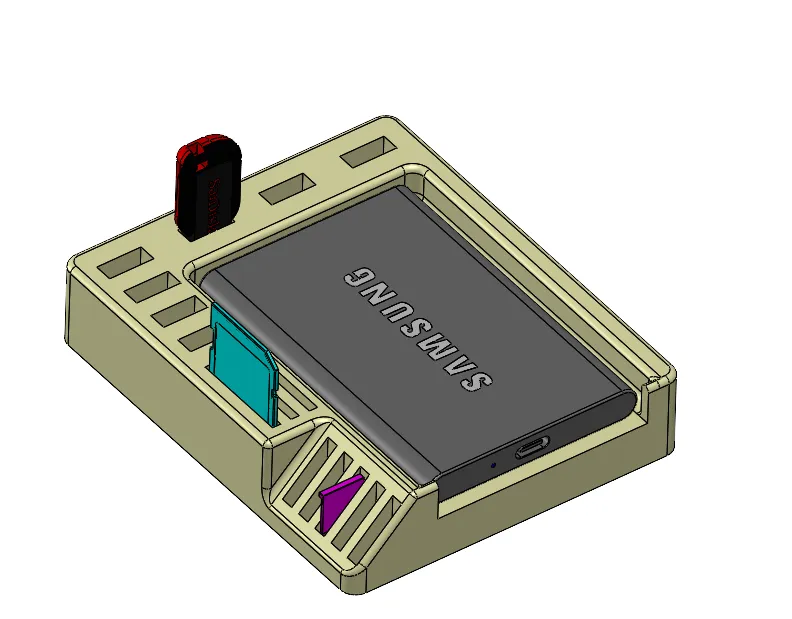 Giá đỡ đa năng cho USB và thẻ nhớ di động - Image 2