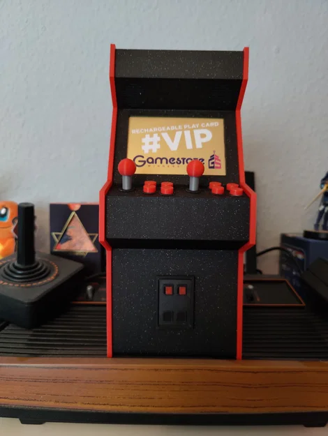 Giá đỡ thẻ quà tặng kiểu tủ arcade 3D - Image 1