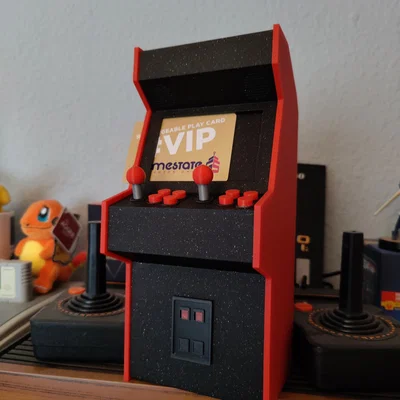 Giá đỡ thẻ quà tặng kiểu tủ arcade 3D