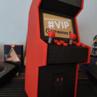 Giá đỡ thẻ quà tặng kiểu tủ arcade 3D