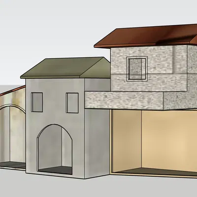 Nhà thờ Giáng sinh GT 28 thiết kế bằng SKETCHUP