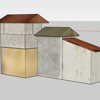 Nhà thờ Giáng sinh GT 28 thiết kế bằng SKETCHUP