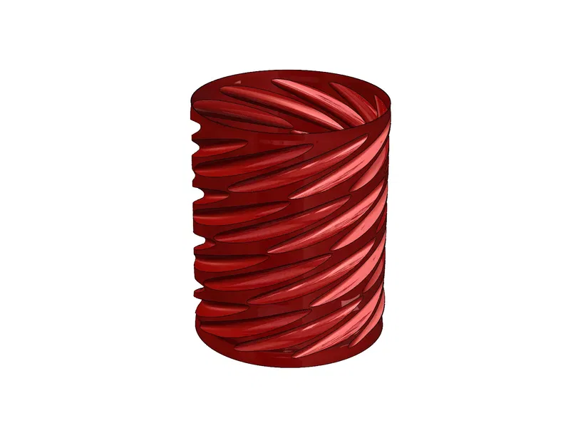 Bình hoa có các đường lõm độc đáo - Image 1