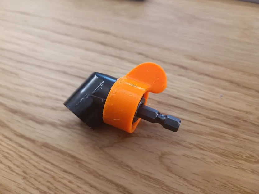 Cán cho Bit Từ Tính 1/4 Hex Shank với Góc Cong 105 Độ - Image 2