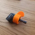 Cán cho Bit Từ Tính 1/4 Hex Shank với Góc Cong 105 Độ - Thumbnail 2