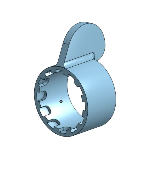 Cán cho Bit Từ Tính 1/4 Hex Shank với Góc Cong 105 Độ - Image 3