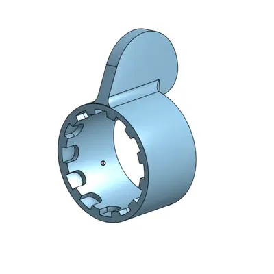 Cán cho Bit Từ Tính 1/4 Hex Shank với Góc Cong 105 Độ