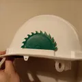 Trang trí mũ bảo hộ hình lưỡi cưa tròn - Thumbnail 1
