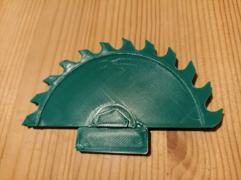 Trang trí mũ bảo hộ hình lưỡi cưa tròn - Image 3