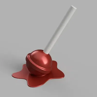 Kẹo mút tan chảy in 3D với kích thước lớn