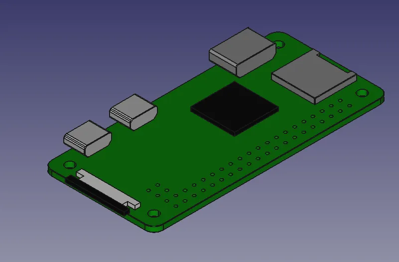 Mô hình Raspberry Pi Zero W chính xác với thước kẹp - Image 1