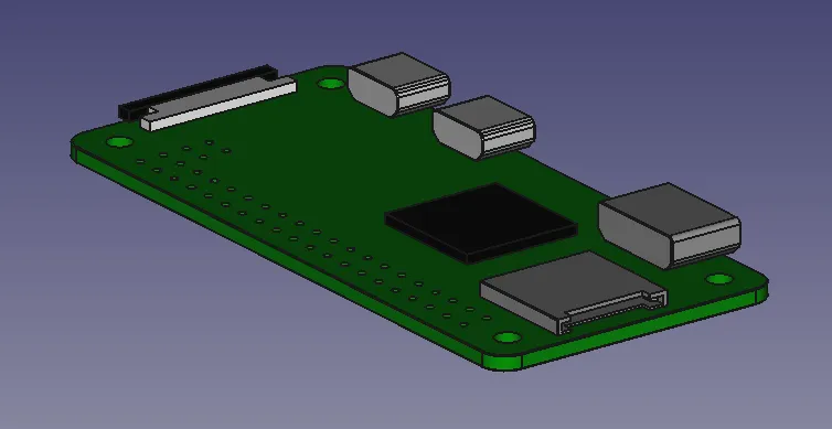 Mô hình Raspberry Pi Zero W chính xác với thước kẹp - Image 3