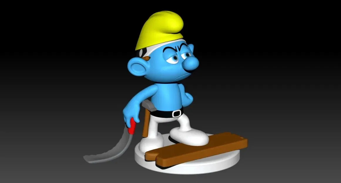 Nhân vật Smurf thợ mộc độc đáo - Image 1