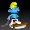 Nhân vật Smurf thợ mộc độc đáo - Thumbnail 1