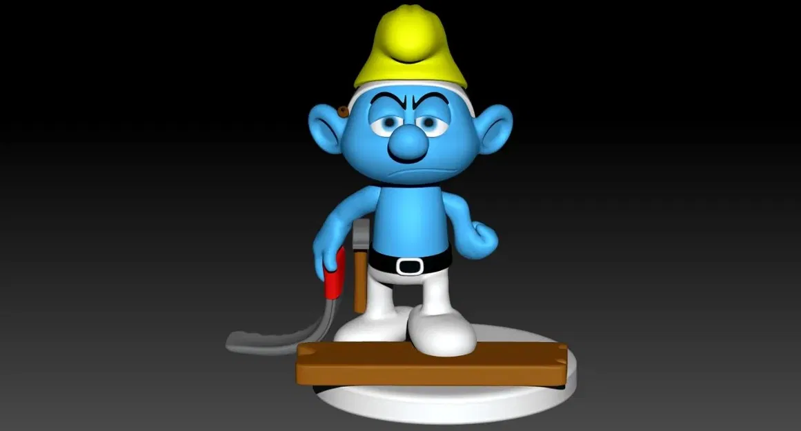 Nhân vật Smurf thợ mộc độc đáo - Image 3
