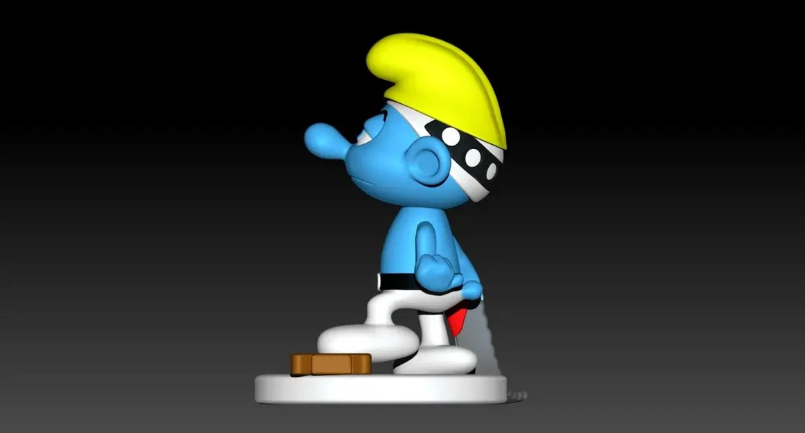 Nhân vật Smurf thợ mộc độc đáo - Image 4