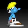Nhân vật Smurf thợ mộc độc đáo - Thumbnail 5