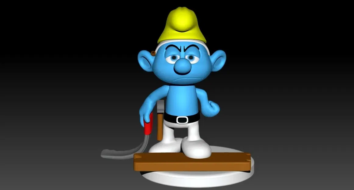 Nhân vật Smurf thợ mộc độc đáo - Image 7