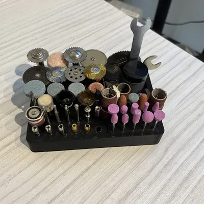 Giá đỡ Dremel với các giá đỡ mũi khoan bổ sung